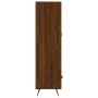 Credenza Rovere Marrone 69,5x31x115 cm in Legno Multistrato