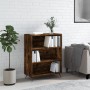 Libreria Rovere Fumo 69,5x32,5x90 cm in Legno Multistrato