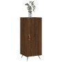 Credenza Rovere Marrone 34,5x34x90 cm in Legno Multistrato