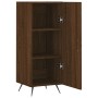 Credenza Rovere Marrone 34,5x34x90 cm in Legno Multistrato