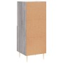 Credenza Grigio Sonoma 34,5x34x90 cm in Legno Multistrato