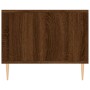 Tavolino da Salotto Rovere Marrone 90x50x40cm Legno Multistrato