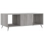 Tavolino da Salotto Grigio Sonoma 102x50x40cm Legno Multistrato