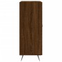 Credenza Rovere Marrone 69,5x34x90 cm in Legno Multistrato