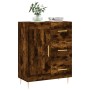 Credenza Rovere Fumo 69,5x34x90 cm in Legno Multistrato