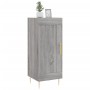 Credenza Grigio Sonoma 34,5x34x90 cm in Legno Multistrato