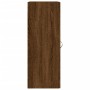 Mobile a Parete Rovere Marrone 34,5x34x90 cm Legno Multistrato