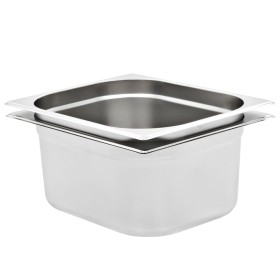 Contenitori Gastronorm 2 pz GN 1/2 150 mm in Acciaio Inox