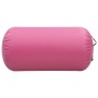 Rotolo da Ginnastica Gonfiabile con Pompa 120x90 cm in PVC Rosa