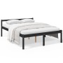Letto per Anziani 150x200 cm King in Legno Massello di Pino