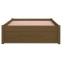 Giroletto Miele in Legno Massello 90x190 cm Single