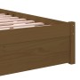 Giroletto Miele in Legno Massello 90x190 cm Single