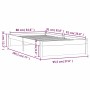 Giroletto Miele in Legno Massello 90x190 cm Single