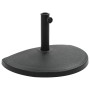 Base per Parasole Semicircolare in Poliresina 15 kg Nero