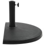 Base per Parasole Semicircolare in Poliresina 15 kg Nero