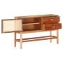 Credenza 118x30x76 cm in Legno Massello di Recupero