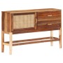 Credenza 118x30x76 cm in Legno Massello di Recupero