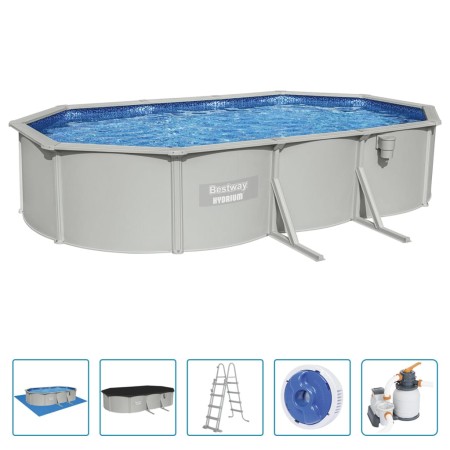 Bestway Piscina Fuoriterra Ovale Hydrium 610x360x120 cm