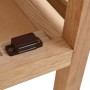Armadietto da Bagno in Legno Massello di Noce 39,5x35,5x123 cm