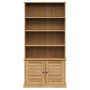 Libreria VIGO 85x35x170 cm in Legno Massello di Pino