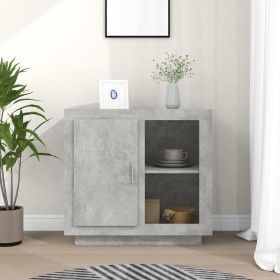 Credenza Grigio Cemento 80x40x75 cm