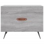 Tavolino da Salotto Grigio Sonoma 50x50x40 cm Legno Multistrato