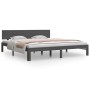 Giroletto Grigio in Legno Massello 180x200 cm Super King