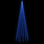 Albero di Natale Pennone Blu 732 LED 500 cm