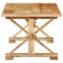 Tavolino da Salotto 110x52x40 cm in Legno Massello di Mango