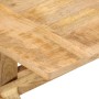 Tavolino da Salotto 110x52x40 cm in Legno Massello di Mango