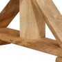 Tavolino da Salotto 110x52x40 cm in Legno Massello di Mango