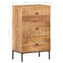 Credenza 45x30x75 cm in Legno Massello di Mango