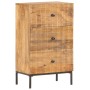 Credenza 45x30x75 cm in Legno Massello di Mango