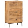 Credenza 45x30x75 cm in Legno Massello di Mango