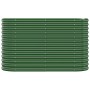 Letto Giardino Acciaio Verniciato a Polvere 114x40x68 cm Verde