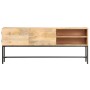 Credenza 145x30x60 cm in Legno Massello di Mango