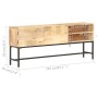 Credenza 145x30x60 cm in Legno Massello di Mango