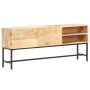 Credenza 145x30x60 cm in Legno Massello di Mango