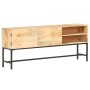 Credenza 145x30x60 cm in Legno Massello di Mango