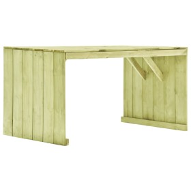 Tavolo da Giardino 150x87x80 cm in Legno di Pino Impregnato