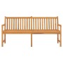 Panchina da Giardino 180 cm in Legno Massello di Teak