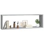 Mensole Cubo Muro 2 Grigio Sonoma 80x15x26,5 Legno Multistrato