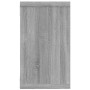 Mensole Cubo Muro 2 Grigio Sonoma 80x15x26,5 Legno Multistrato