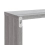 Mensole Cubo Muro 2 Grigio Sonoma 80x15x26,5 Legno Multistrato