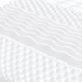 Materassi in Schiuma 2pz Bianchi 90x200cm 7 Zone Durezza 20 ILD