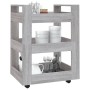 Carrello da Cucina Grigio Sonoma 60x45x80 cm Legno Multistrato