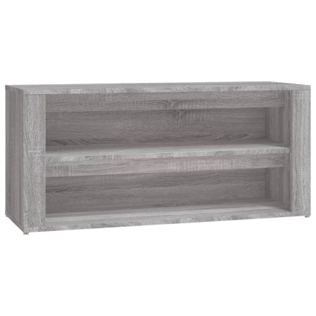 Scarpiera Grigio Sonoma 100x35x45 cm in Legno Multistrato