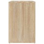 Scarpiera Rovere Sonoma 130x35x54 cm in Legno Multistrato