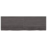 Ripiano Marrone Scuro 160x50x(2-6) cm Massello Rovere Trattato