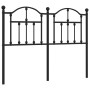 Testiera in Metallo Nero 120 cm